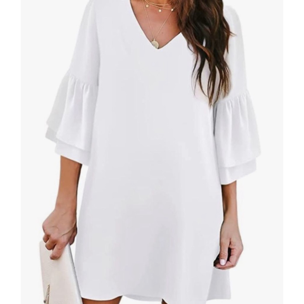 NWT Women's Belongsci Dress Size XS White